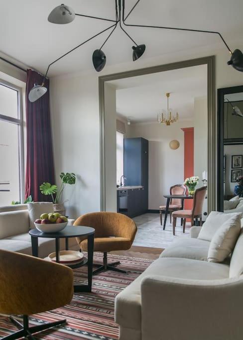 Dark Blue Apartment Varşova Dış mekan fotoğraf