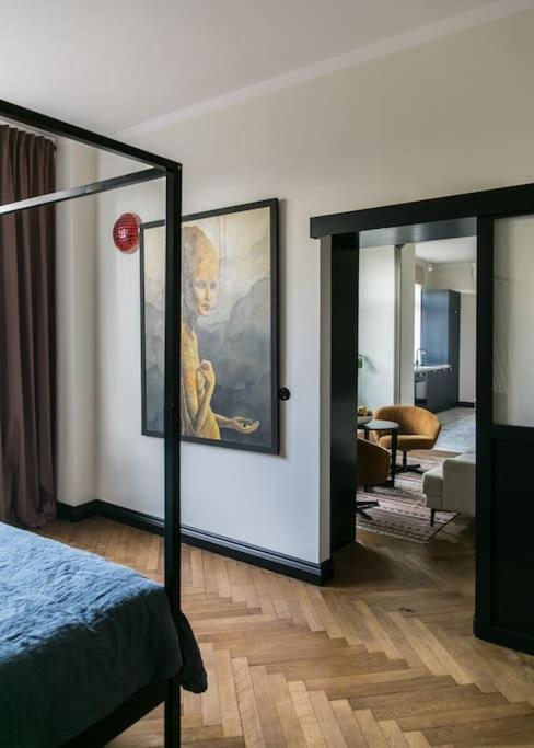 Dark Blue Apartment Varşova Dış mekan fotoğraf