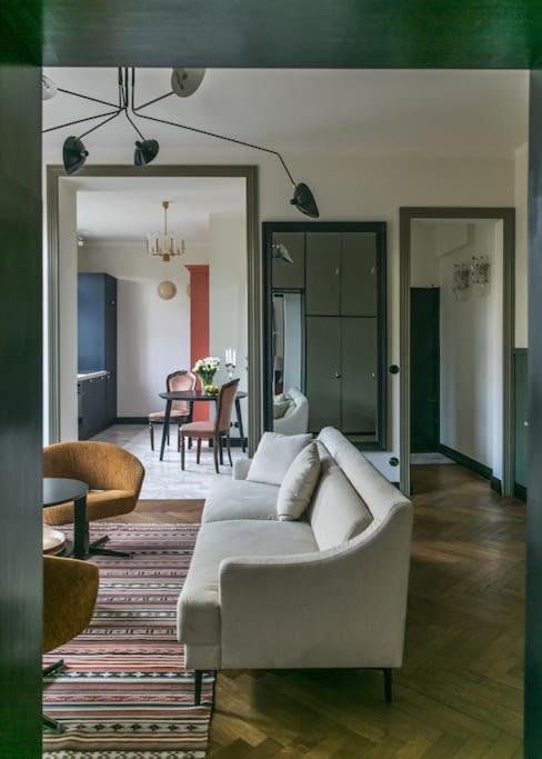 Dark Blue Apartment Varşova Dış mekan fotoğraf