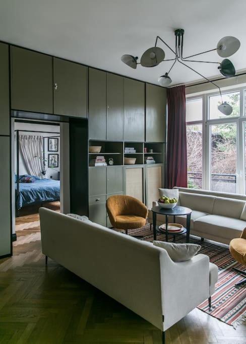 Dark Blue Apartment Varşova Dış mekan fotoğraf