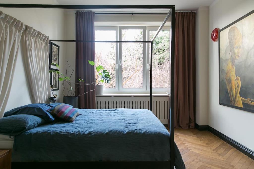 Dark Blue Apartment Varşova Dış mekan fotoğraf